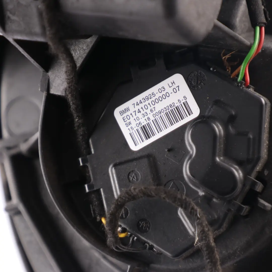 Wing Mirror Mini F56 F55 F57 Outside Heated Door Left N/S 3 Pins to with Part number 7401095 Wing Mirror Mini F56 F55 F57 Outside Heated Door Left N/S 3 Pins - SKU 7401095 - Part number 7401095