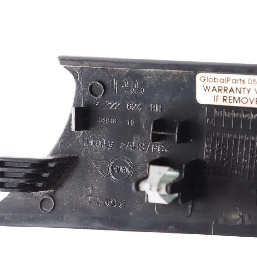 Front Door Card Panel Interior Handle Base Trim Cover Right O/S to Mini F55 with Part number 7402600 Mini F55 Front Door Card Panel Interior Handle Base Trim Cover Right O/S - SKU 7402600 - Part number 7402600