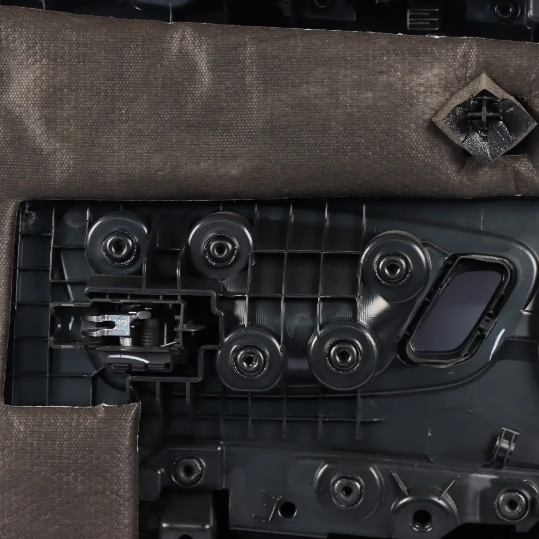 Door Card Front Right O/S Door Lining Panel Cover Sensatec Black to BMW F45 F46 with Part number 7404804 BMW F45 F46 Door Card Front Right O/S Door Lining Panel Cover Sensatec Black - SKU 7404804 - Part number 7404804