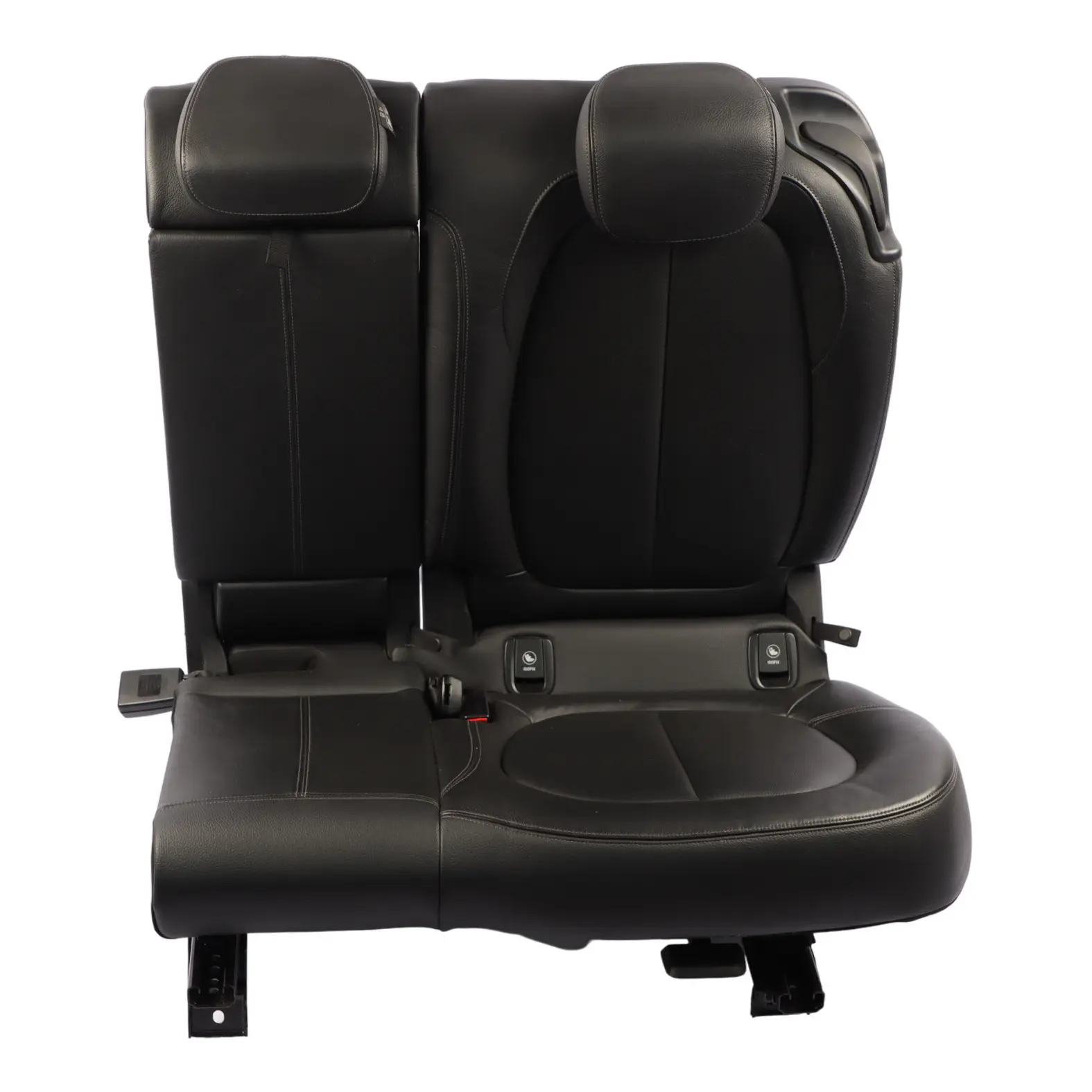 BMW F46 Asiento Trasero Respaldo Izquierdo Cuero Dakota Negro Ventilado