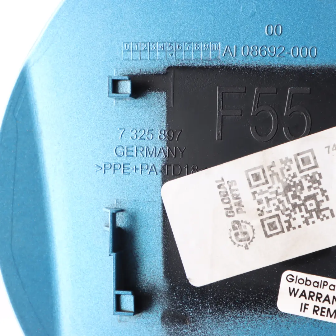 Fill In Filler Flap Cover Cap Electric Blue II - B86 7325897 to Mini One F55 Fuel with Part number 7410277 Mini One F55 Fuel Fill In Filler Flap Cover Cap Electric Blue II - B86 7325897 - SKU 7410277-ELBII - Part number 7410277