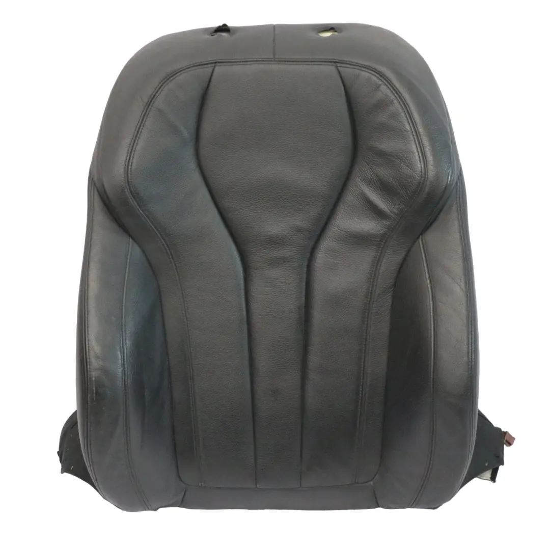 BMW X5 F15 X6 F16 Front Seat Right Backrest Cushion Cover Leather Black Heated - SKU 7411454 - Part number 7411454
