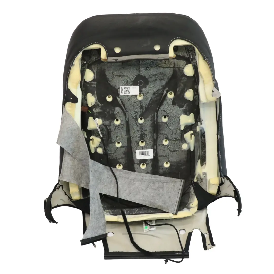 BMW X5 F15 X6 F16 Siège Avant Droit Coussin de Dossier Cuir Noir Chauffant - SKU 7411454 - Numéro de pièce 7411454