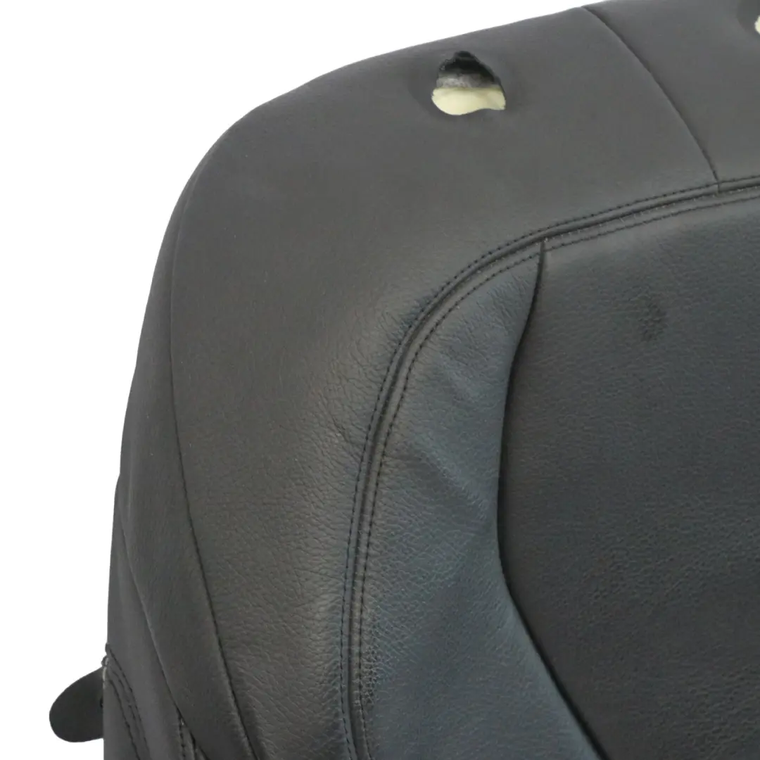 BMW X5 F15 X6 F16 Front Seat Right Backrest Cushion Cover Leather Black Heated - SKU 7411454 - Part number 7411454