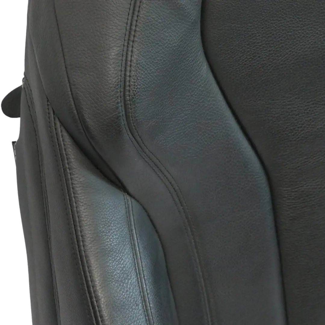BMW X5 F15 X6 F16 Front Seat Right Backrest Cushion Cover Leather Black Heated - SKU 7411454 - Part number 7411454