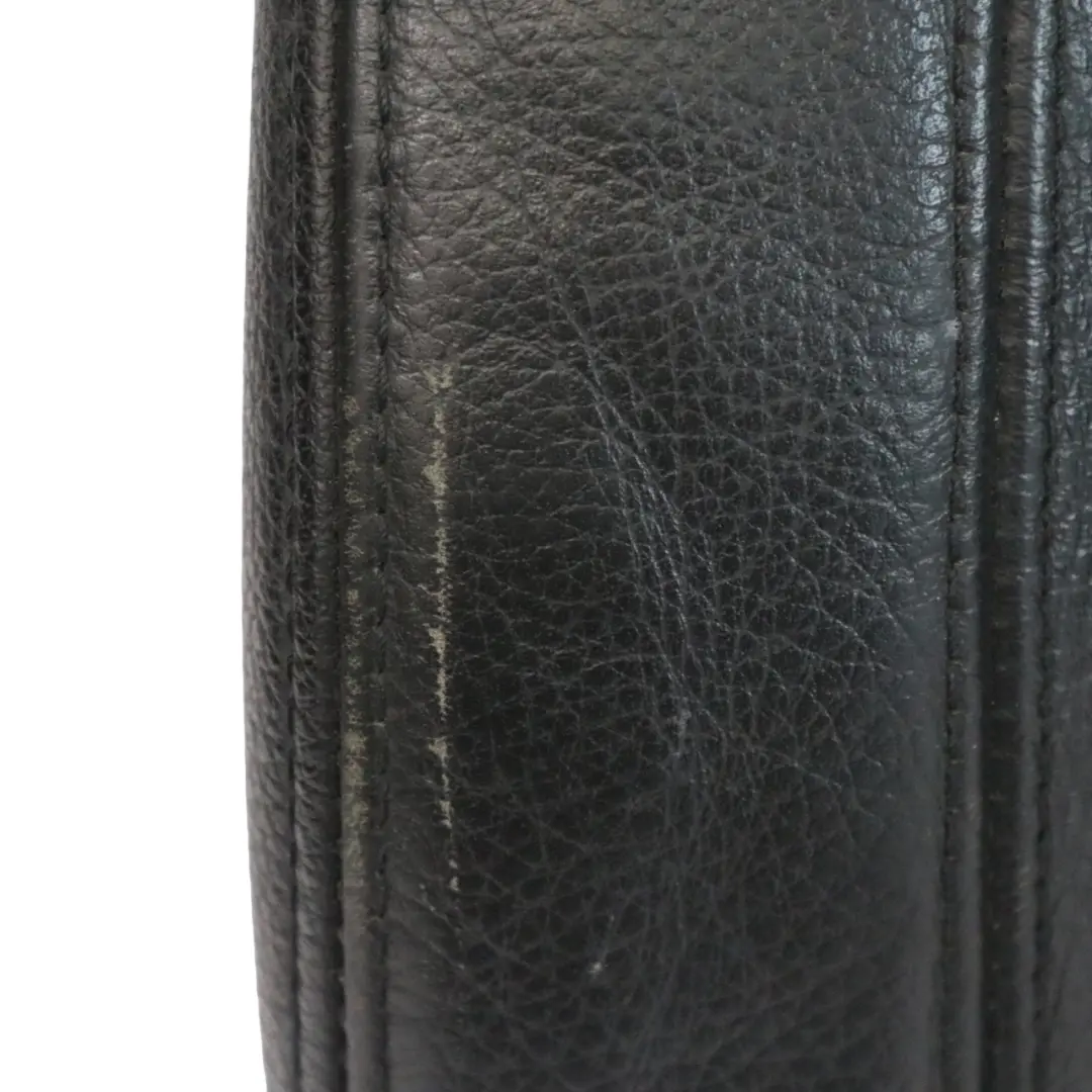 BMW X5 F15 anteriore destro Schienale Cuscino Copertura Pelle Nero Riscaldato - SKU 7411454 - Numero di parte 7411454