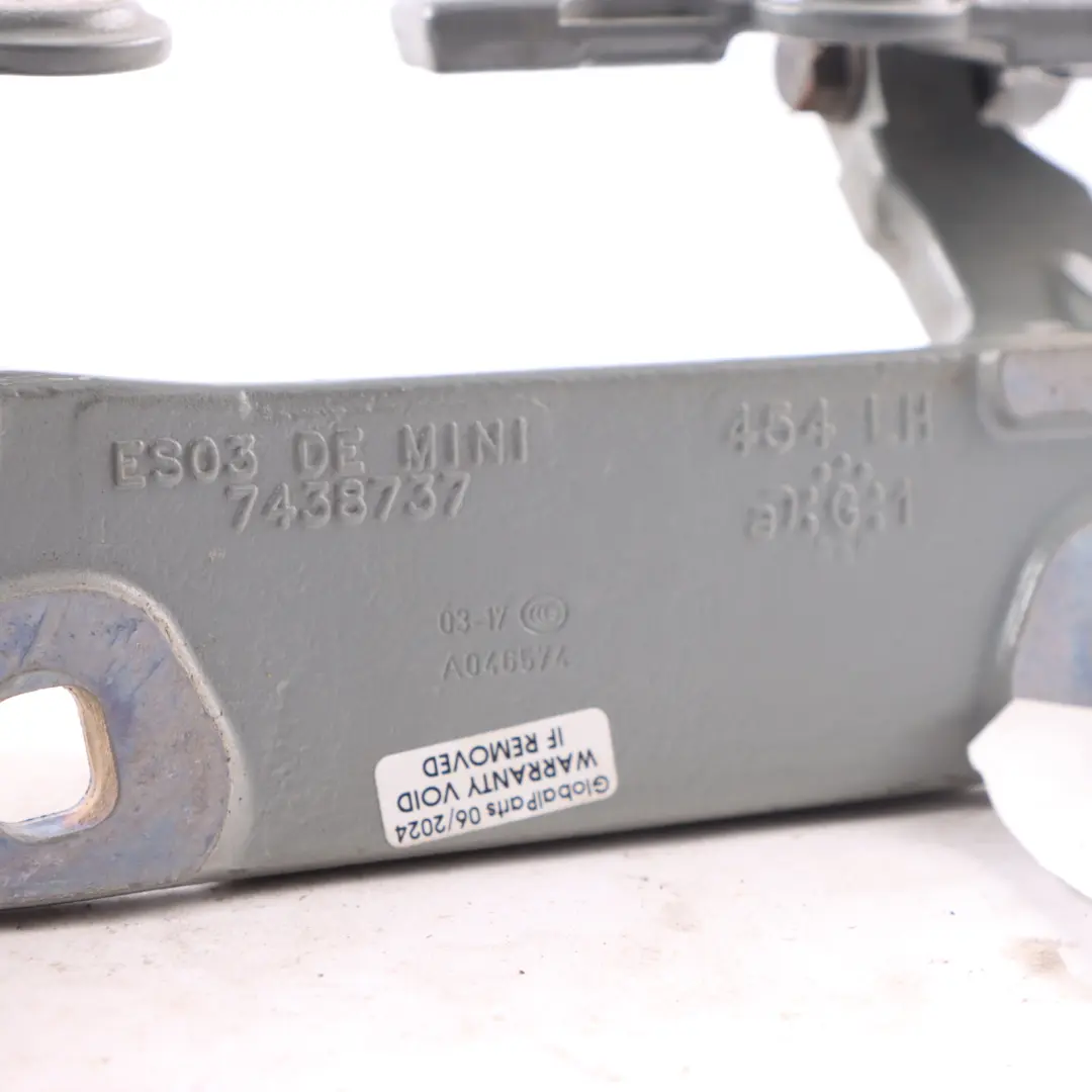 Trunk Hinge Split Boot Doors Rear Left N/S Moonwalk Grey - B71 to Mini F54 with Part number 7411611 Mini F54 Trunk Hinge Split Boot Doors Rear Left N/S Moonwalk Grey - B71 - SKU 7411611-MGM - Part number 7411611
