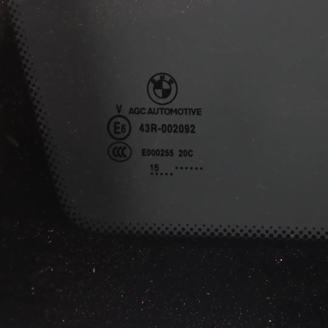 BMW F36 LCI Window Glass Side Fixed Rear Right O/S - SKU 7412028 - Part number 7412028