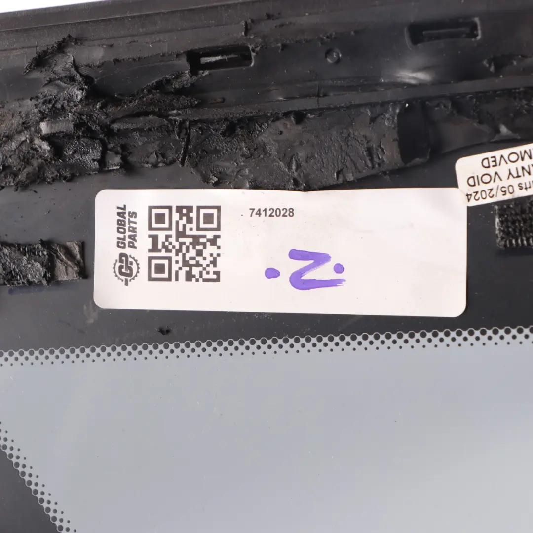 BMW F36 LCI Window Glass Side Fixed Rear Right O/S - SKU 7412028 - Part number 7412028