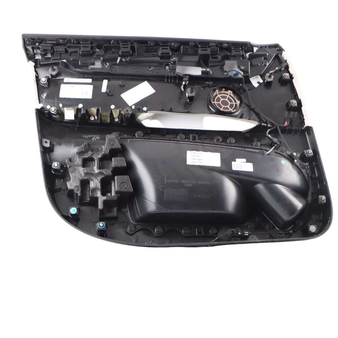 Door Card Panel Trim Front Right O/S Leather Elfenbein Weiss to BMW X6 F16 with Part number 7415538 BMW X6 F16 Door Card Panel Trim Front Right O/S Leather Elfenbein Weiss - SKU rhd-7415538 - Part number 7415538