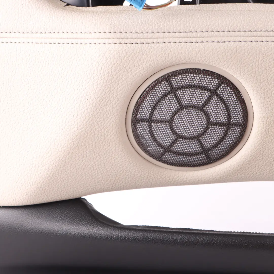BMW X6 F16 Door Card Panel Trim Front Right O/S Leather Elfenbein Weiss - SKU rhd-7415538 - Part number 7415538