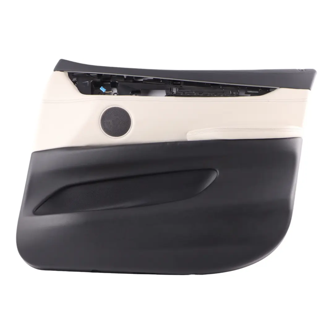 Door Card Panel Trim Front Right O/S Leather Elfenbein Weiss to BMW X6 F16 with Part number 7415538 BMW X6 F16 Door Card Panel Trim Front Right O/S Leather Elfenbein Weiss - SKU rhd-7415538 - Part number 7415538