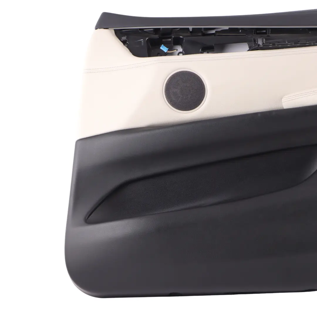 Door Card Panel Trim Front Right O/S Leather Elfenbein Weiss to BMW X6 F16 with Part number 7415538 BMW X6 F16 Door Card Panel Trim Front Right O/S Leather Elfenbein Weiss - SKU rhd-7415538 - Part number 7415538