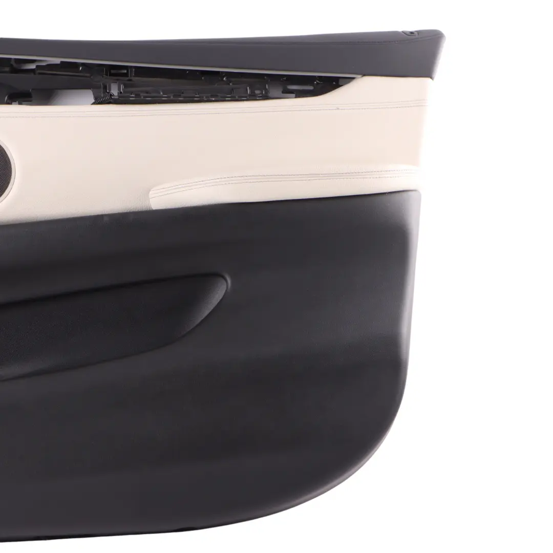Door Card Panel Trim Front Right O/S Leather Elfenbein Weiss to BMW X6 F16 with Part number 7415538 BMW X6 F16 Door Card Panel Trim Front Right O/S Leather Elfenbein Weiss - SKU rhd-7415538 - Part number 7415538