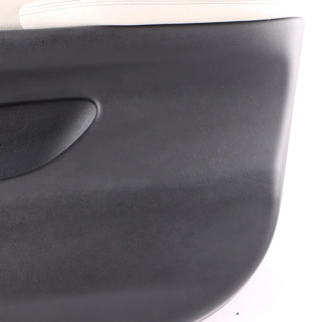 BMW X6 F16 Door Card Panel Trim Front Right O/S Leather Elfenbein Weiss - SKU rhd-7415538 - Part number 7415538