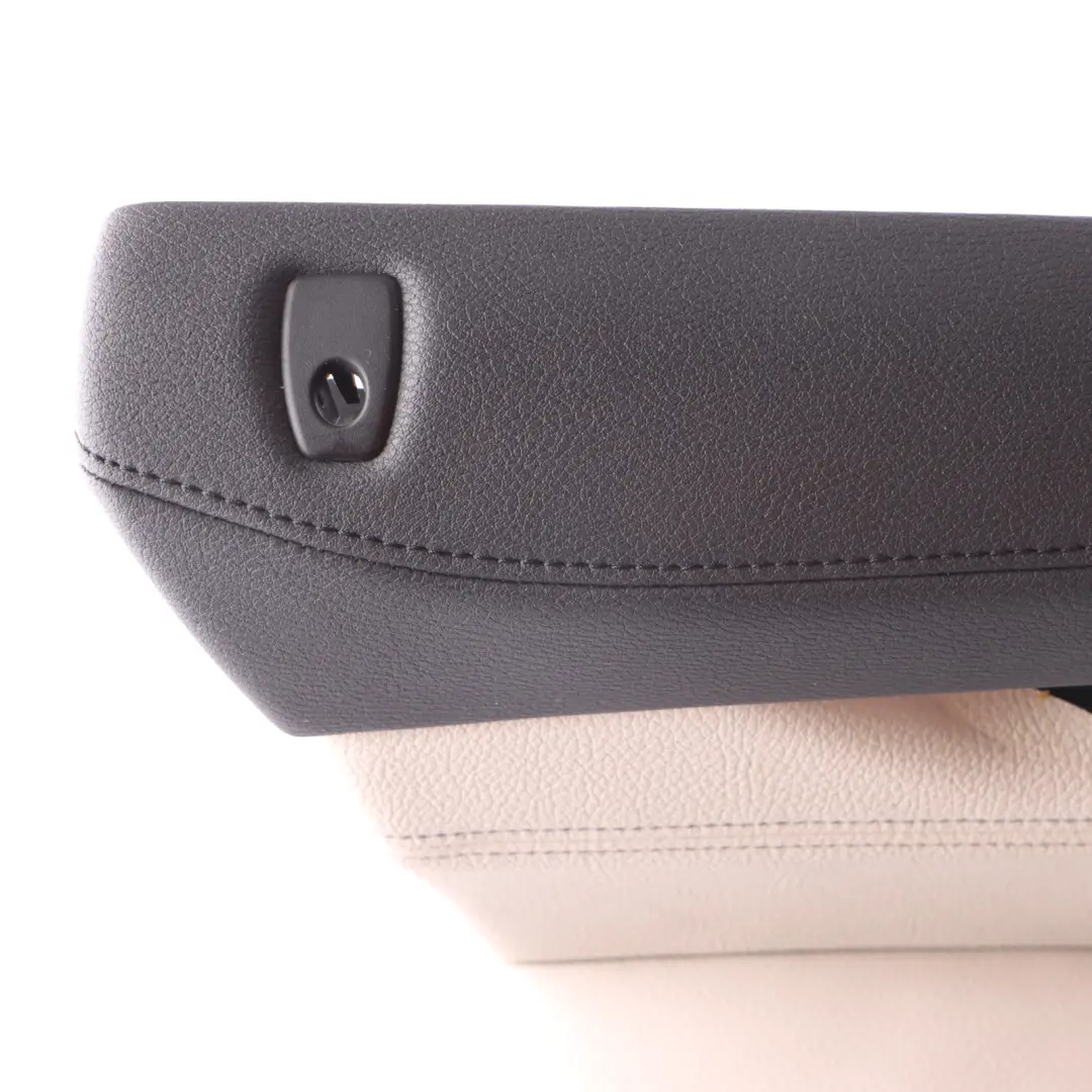 Door Card Panel Trim Front Left N/S Leather Elfenbein Weiss to BMW X6 F16 with Part number 7415545 BMW X6 F16 Door Card Panel Trim Front Left N/S Leather Elfenbein Weiss - SKU rhd-7415545 - Part number 7415545