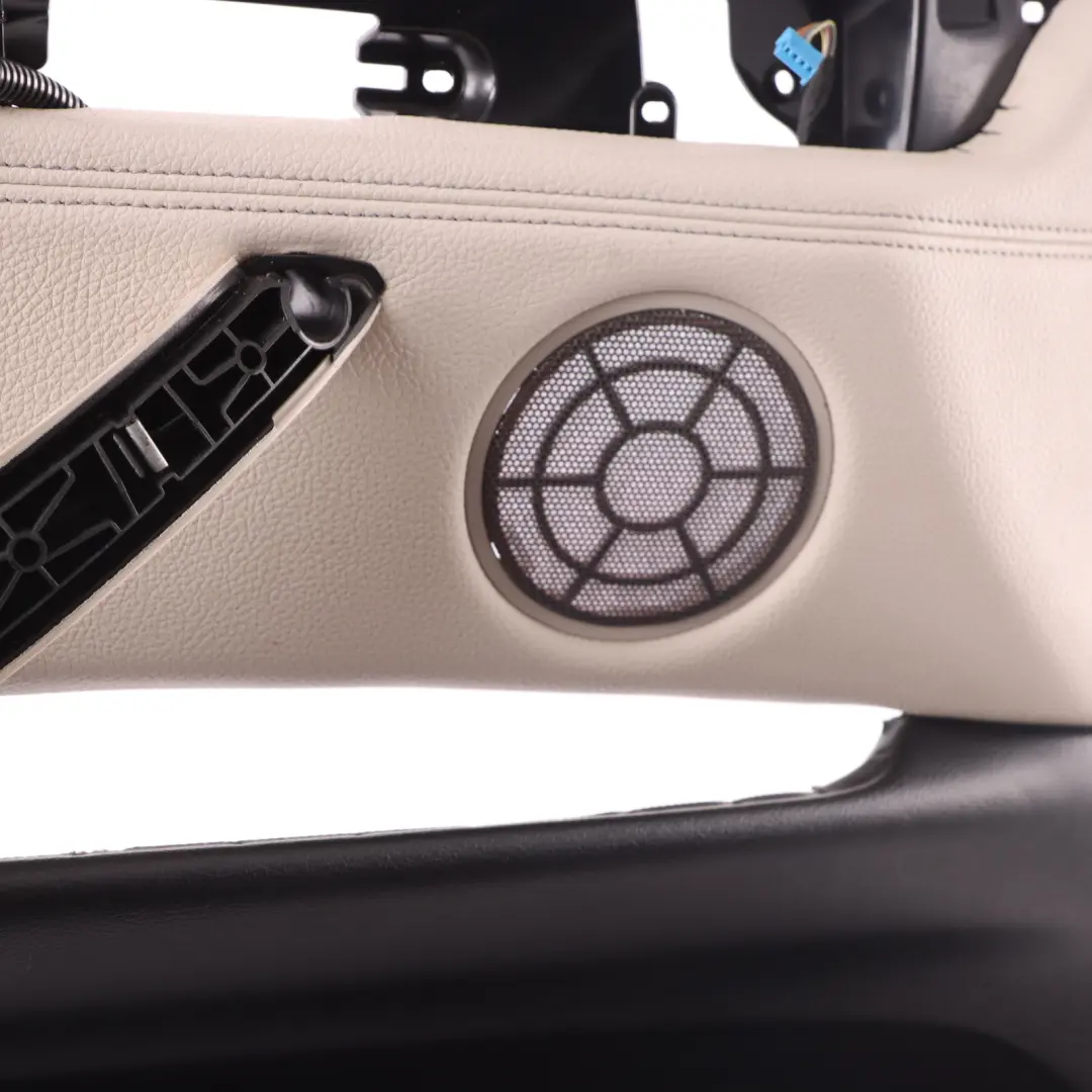 Door Card Panel Trim Front Left N/S Leather Elfenbein Weiss to BMW X6 F16 with Part number 7415545 BMW X6 F16 Door Card Panel Trim Front Left N/S Leather Elfenbein Weiss - SKU rhd-7415545 - Part number 7415545