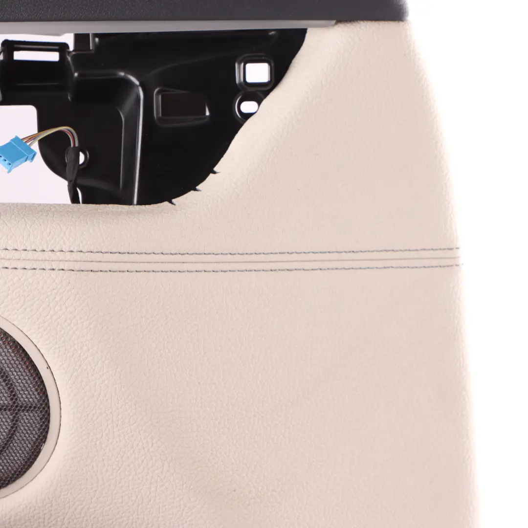 BMW X6 F16 Door Card Panel Trim Front Left N/S Leather Elfenbein Weiss - SKU rhd-7415545 - Part number 7415545