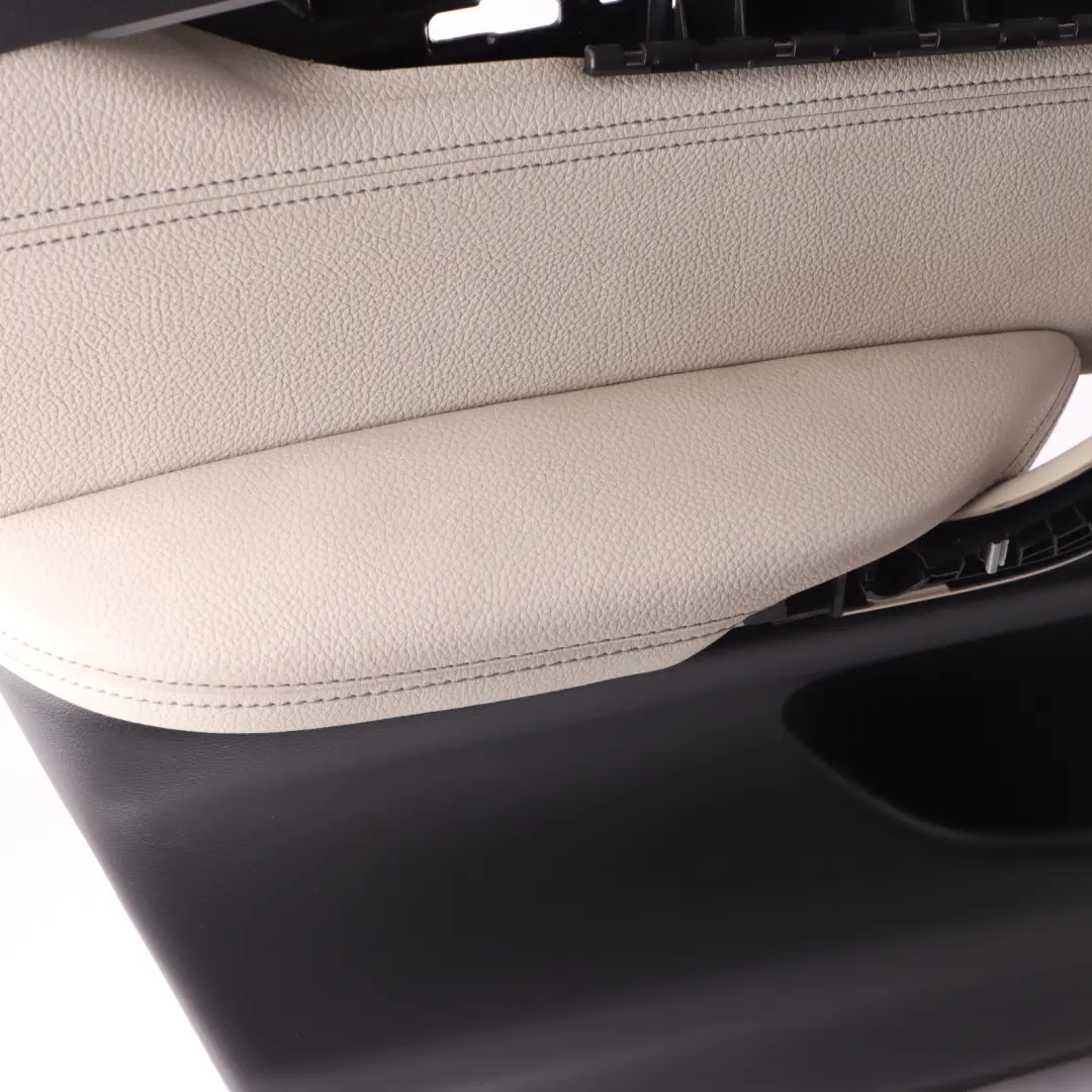 BMW X6 F16 Door Card Panel Trim Front Left N/S Leather Elfenbein Weiss - SKU rhd-7415545 - Part number 7415545