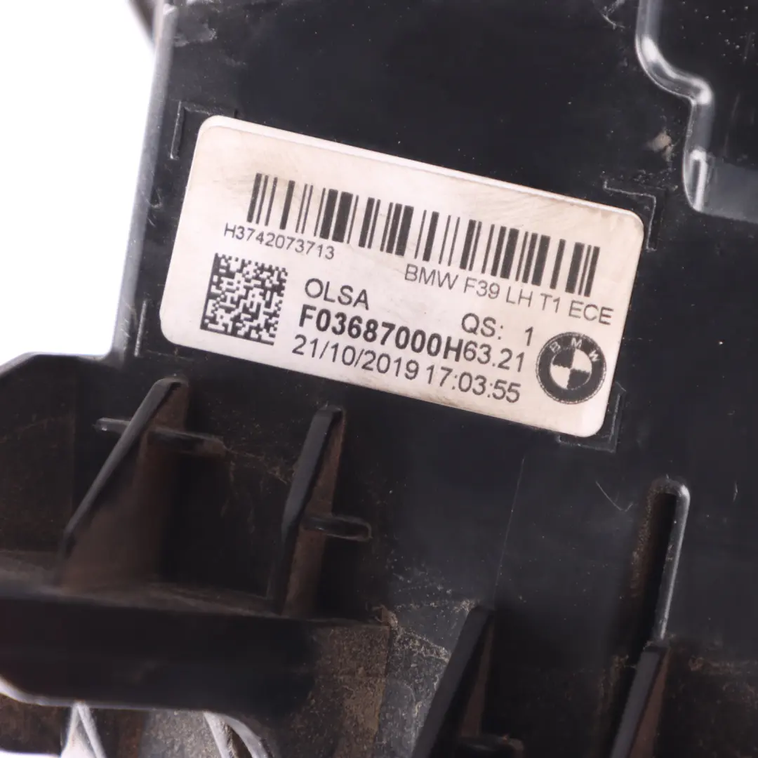 Tail Light Side Panel Rear Left N/S Taillight to BMW F39 with Part number 7420737 BMW F39 Tail Light Side Panel Rear Left N/S Taillight - SKU 7420737 - Part number 7420737