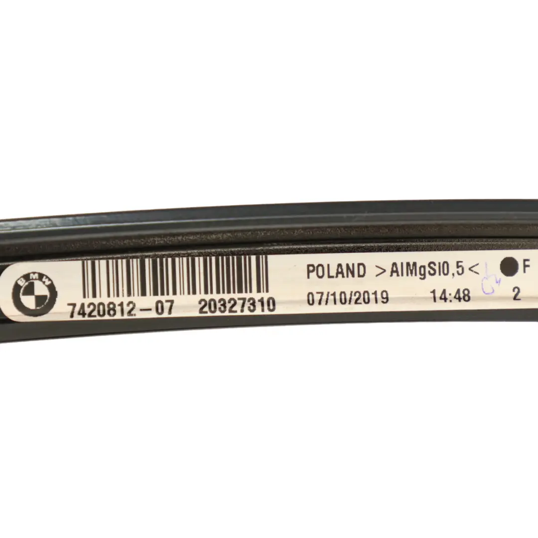 BMW X2 F39 Window Strip Door Trim Molding Front Right O/S Black - SKU 7420812 - Part number 7420812