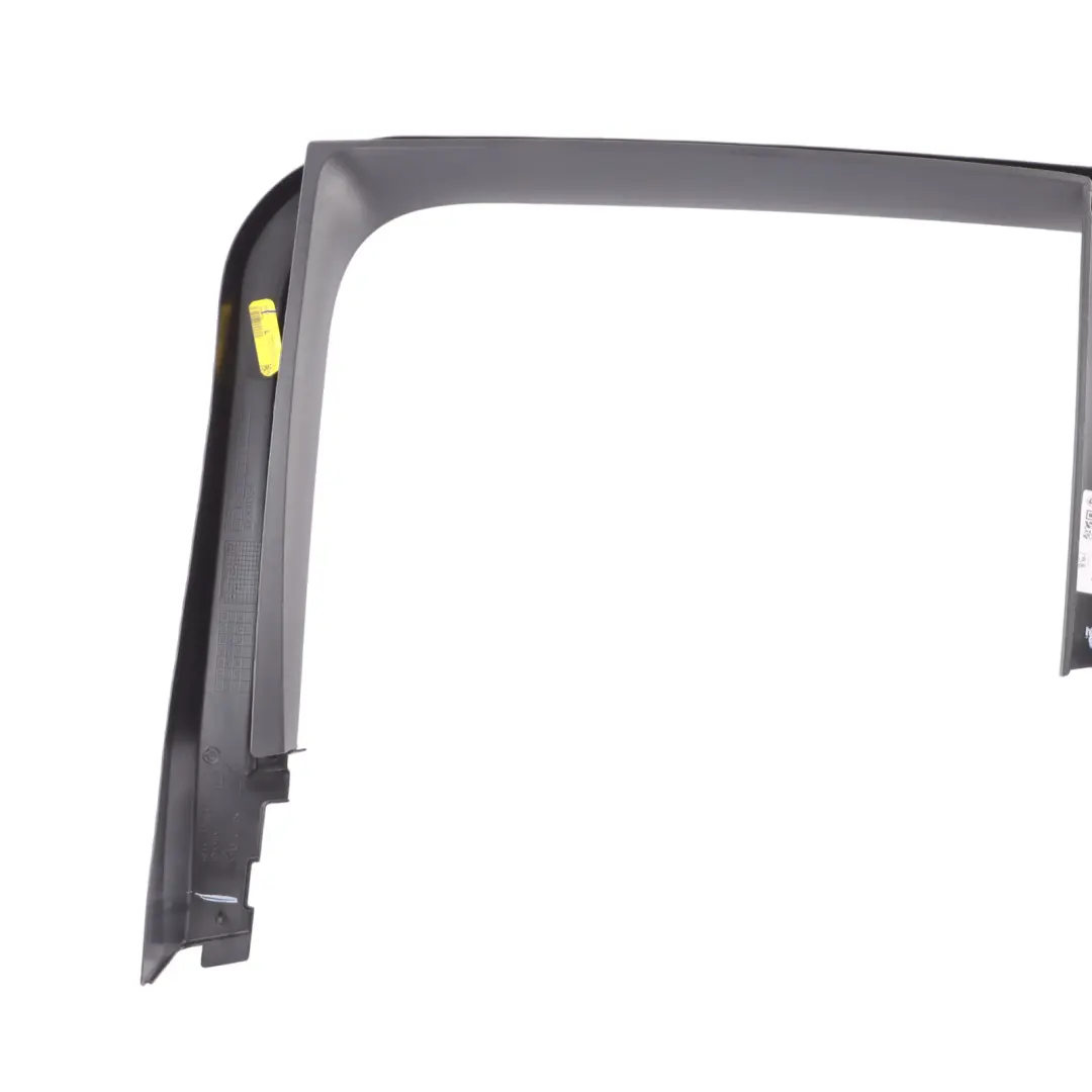 BMW X4M F98 X4 G02 Telaio finestrino Porta posteriore sinistra Copertura Nero - SKU 7423137 - Numero di parte 7423137