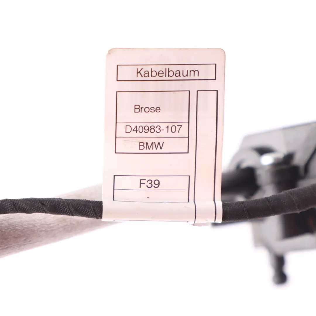 BMW X2 F39 Heckklappe Kofferraum Deckel Schloss Verriegelung Mechanismus - SKU 7423848 - Teilenummer 7423848