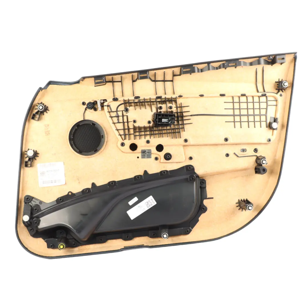 BMW F30 F31 LCI Door Card Lining Panel Cloth Anthracite Red Front Left N/S - SKU 7424263-1 - Part number 7424263