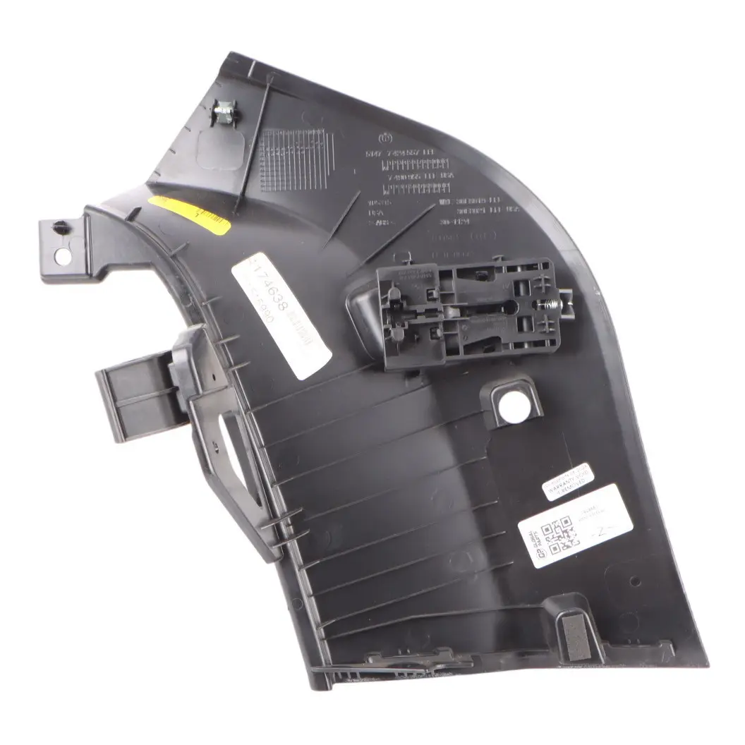 Trunk Trim BMW X4 G02 Rear Left N/S Interior Panel Cover Black D-Pillar - SKU 7424557 - Part number 7424557