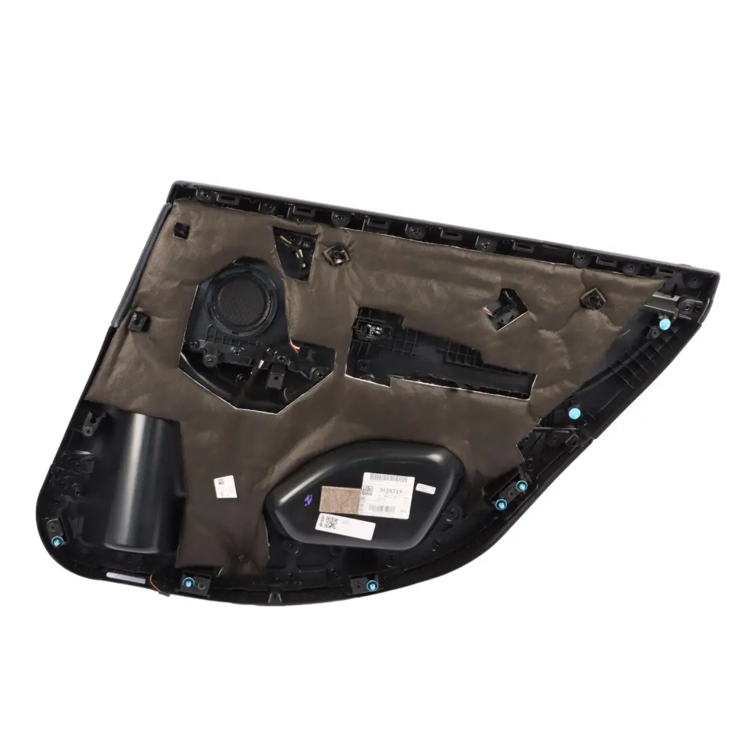Door Card Rear Left N/S Door Lining Panel Cover Sensatec Black to BMW F46 with Part number 7426519 BMW F46 Door Card Rear Left N/S Door Lining Panel Cover Sensatec Black - SKU 7426519 - Part number 7426519