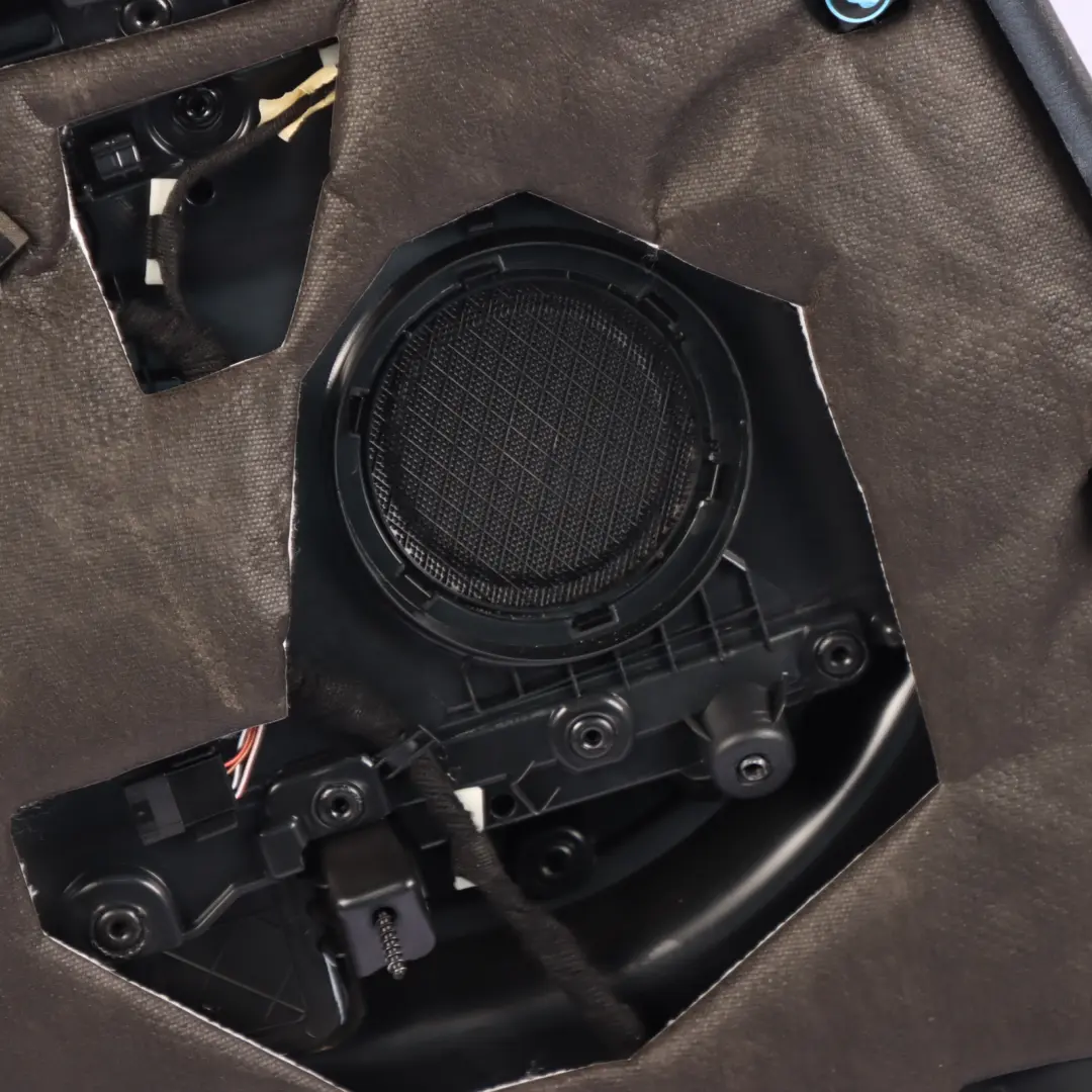 Door Card Rear Right O/S Door Lining Panel Cover Sensatec Black to BMW F46 with Part number 7426520 BMW F46 Door Card Rear Right O/S Door Lining Panel Cover Sensatec Black - SKU 7426520 - Part number 7426520