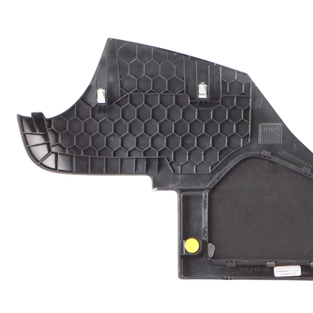 Heckklappe Kofferraum hinten links obere Verkleidung schwarz für BMW X4 G02 mit Teilenummer 7427573 BMW X4 G02 Heckklappe Kofferraum hinten links obere Verkleidung schwarz - SKU 7427573 - Teilenummer 7427573