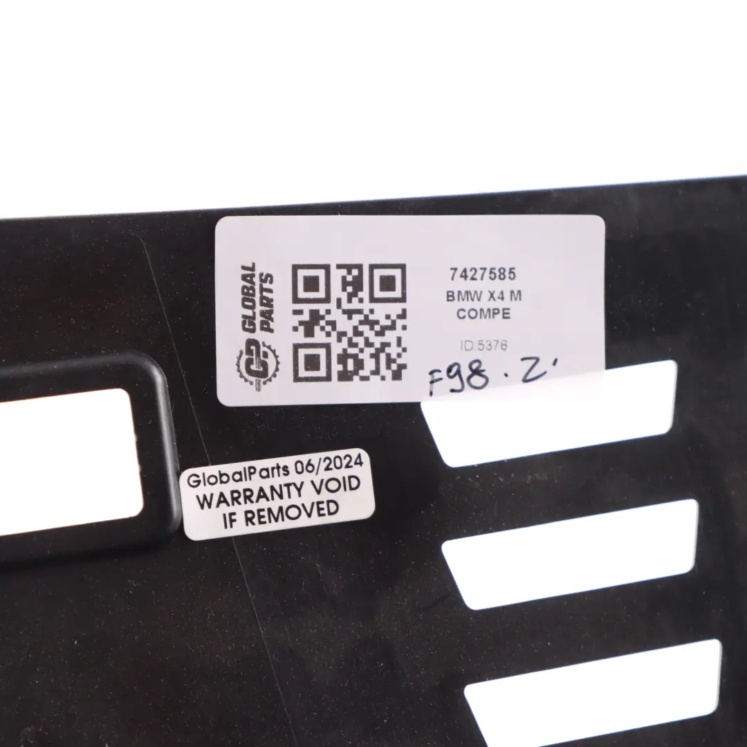 Trunk Trim BMW X4M F98 G02 Trunk Side Panel Left N/S Upper Cover Black to with Part number 7427585 Trunk Trim BMW X4M F98 G02 Trunk Side Panel Left N/S Upper Cover Black - SKU 7427585 - Part number 7427585