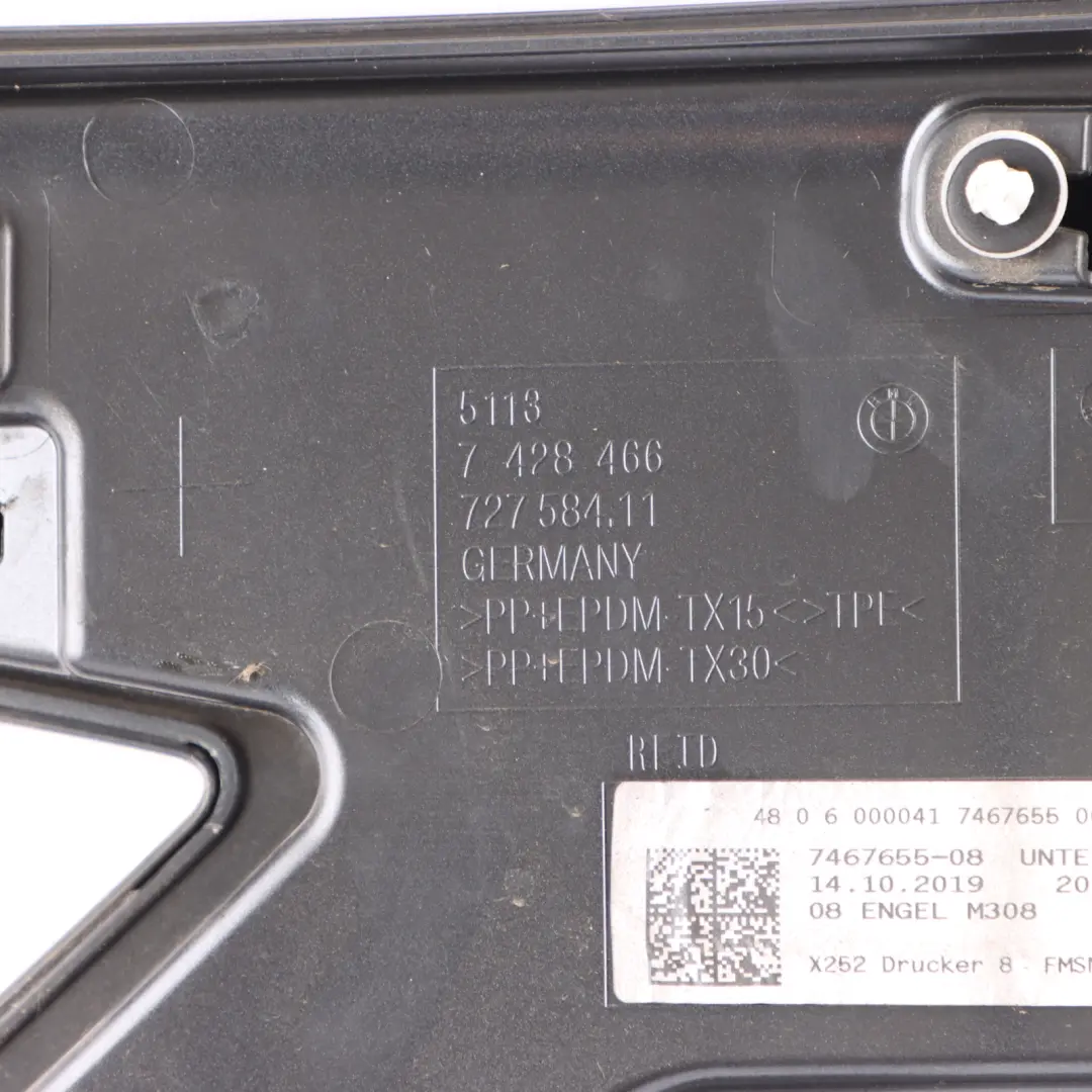 Trunk Boot Lid Tailgate Rear Panel Mineralgrau Grey Metallic - B39 to BMW X2 F39 with Part number 7467656 BMW X2 F39 Trunk Boot Lid Tailgate Rear Panel Mineralgrau Grey Metallic - B39 - SKU 7467656-MG - Part number 7467656