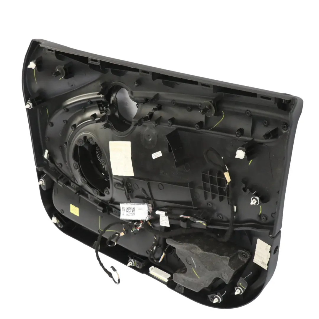 Mini Cooper F55 Front Left N/S Door Card Trim Panel Carbon Black Off White - SKU 7429341-1 - Part number 7429341