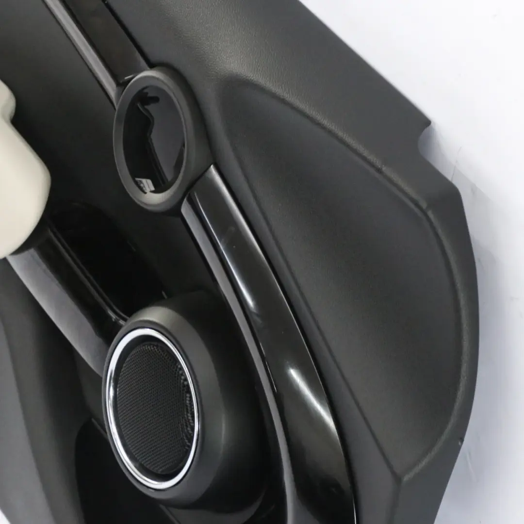 Mini Cooper F55 Front Links Tür Karte Trim Panel Carbon Schwarz Off White - SKU 7429341-1 - Teilenummer 7429341