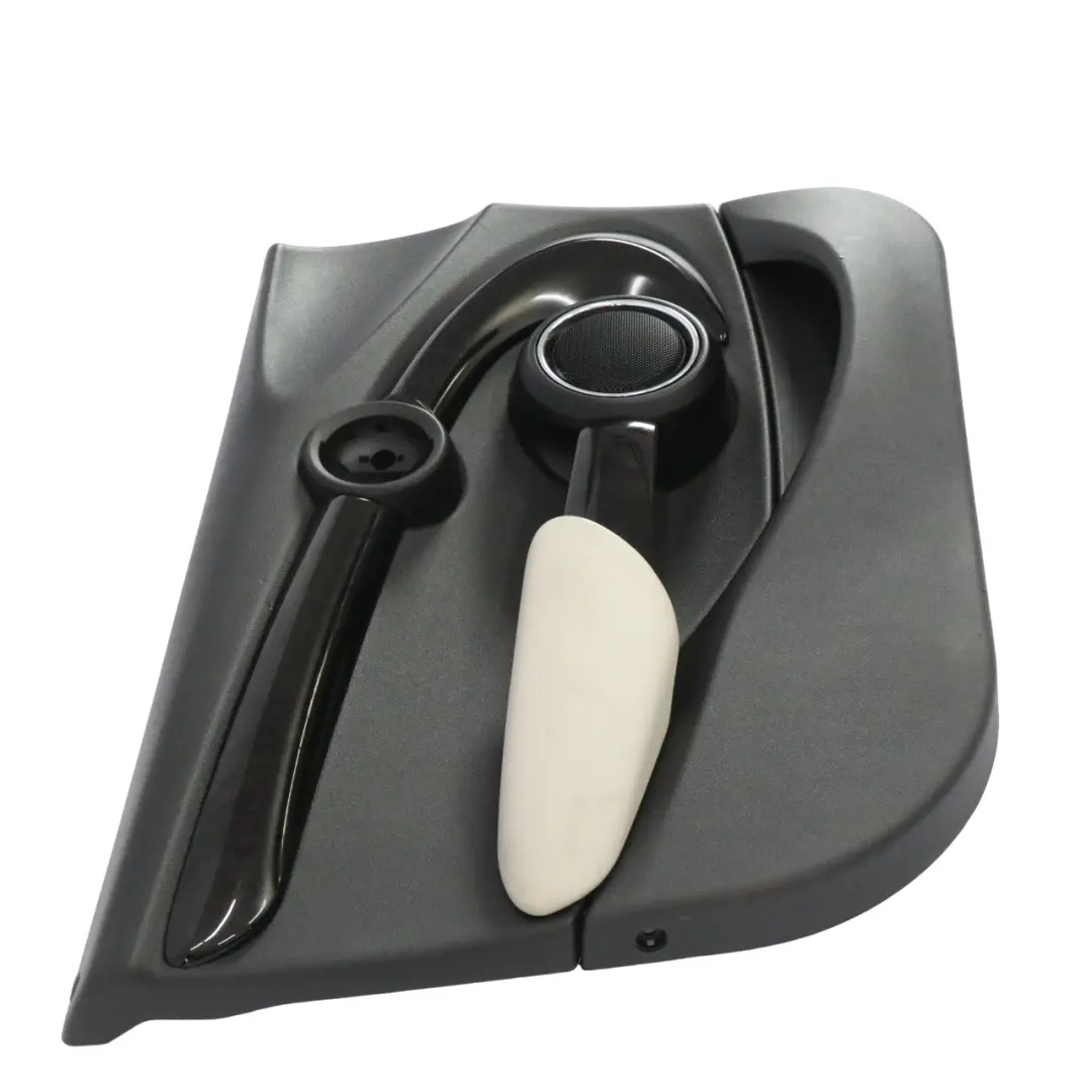 Front Links Tür Karte Trim Panel Carbon Schwarz Off White für Mini Cooper F55 mit Teilenummer 7429341 Mini Cooper F55 Front Links Tür Karte Trim Panel Carbon Schwarz Off White - SKU 7429341-1 - Teilenummer 7429341