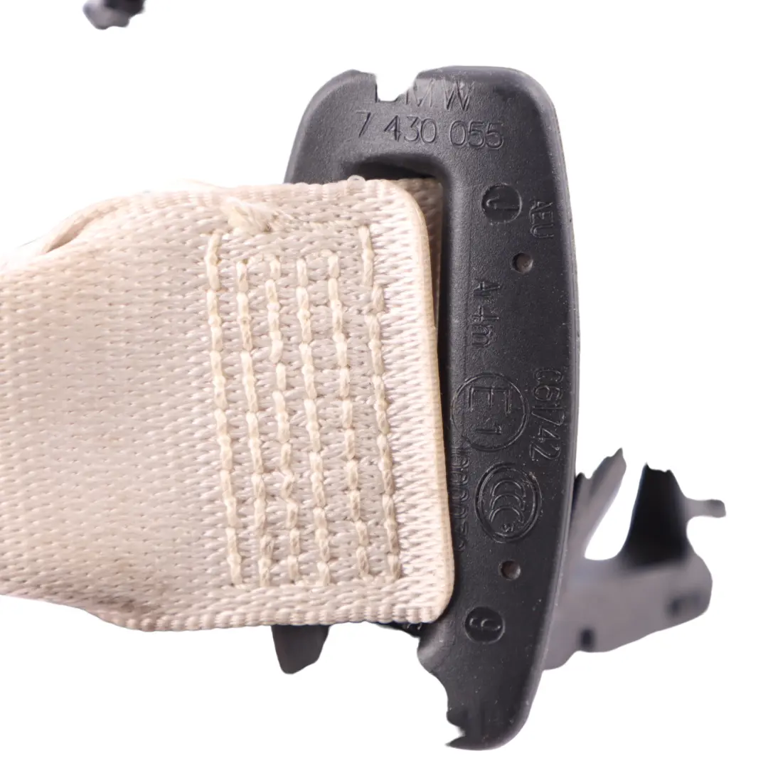 Belt BMW G30 Rear Centre Middle Upper Seatbelt White Elfenbeinweiss 7430050 to Seat with Part number 7430055 Seat Belt BMW G30 Rear Centre Middle Upper Seatbelt White Elfenbeinweiss 7430050 - SKU 7430055 - Part number 7430055