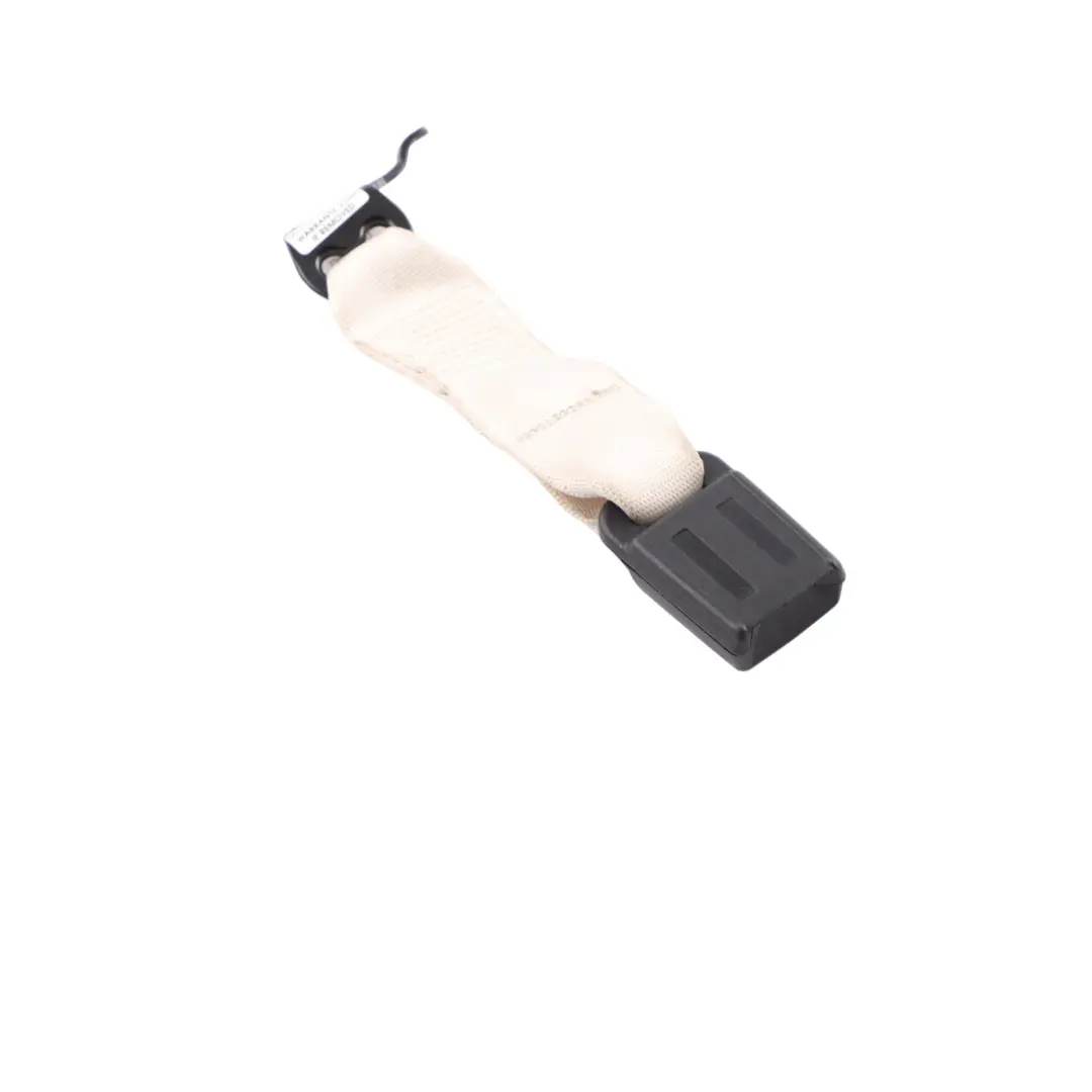 BMW G30 Seat Belt Lower Buckle Rear Centre Middle White Elfenbeinweiss - SKU 7430066 - Part number 7430066