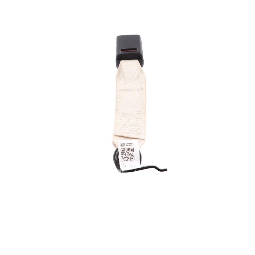 BMW G30 Seat Belt Lower Buckle Rear Centre Middle White Elfenbeinweiss - SKU 7430066 - Part number 7430066