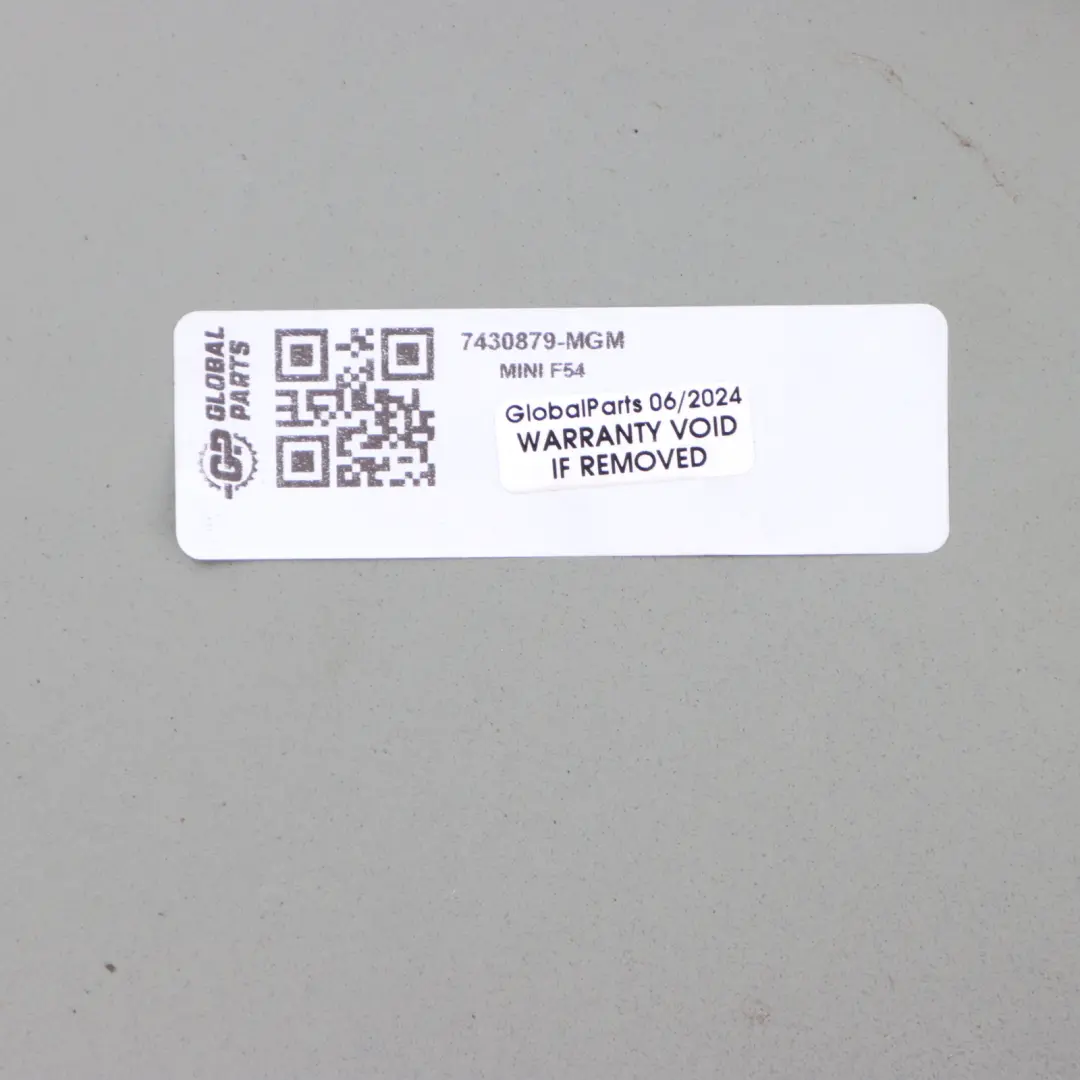 Side Panel Mini Clubman F54 Left Side Quarter Cover N/S Moonwalk Grey - B71 to Rear with Part number 7430879 Rear Side Panel Mini Clubman F54 Left Side Quarter Cover N/S Moonwalk Grey - B71 - SKU 7430879-MGM - Part number 7430879