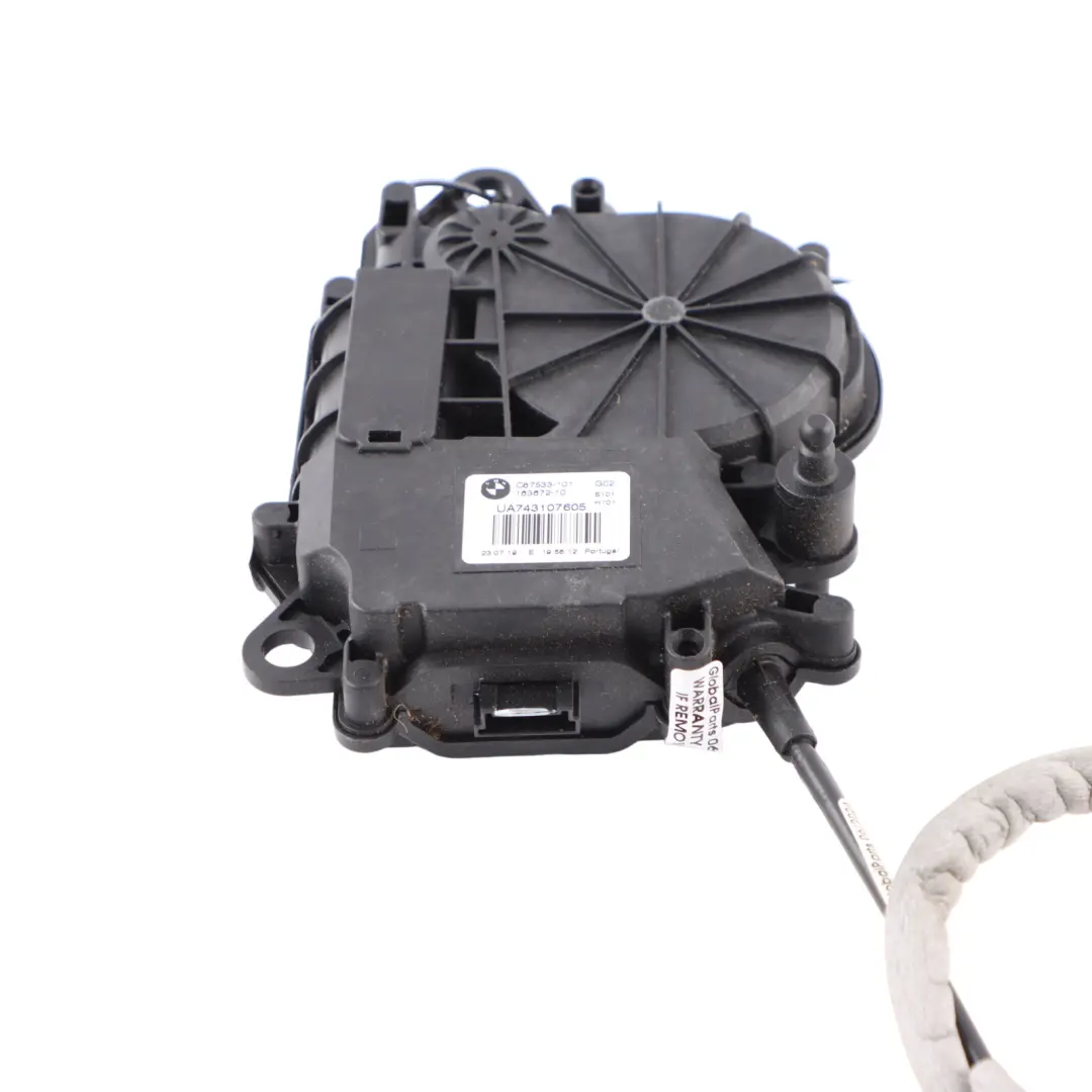 Lock Mechanism Actuator Tail Gate to BMW X4 F98 G02 Tailgate with Part number 7431076 BMW X4 F98 G02 Tailgate Lock Mechanism Actuator Tail Gate - SKU 7431076 - Part number 7431076