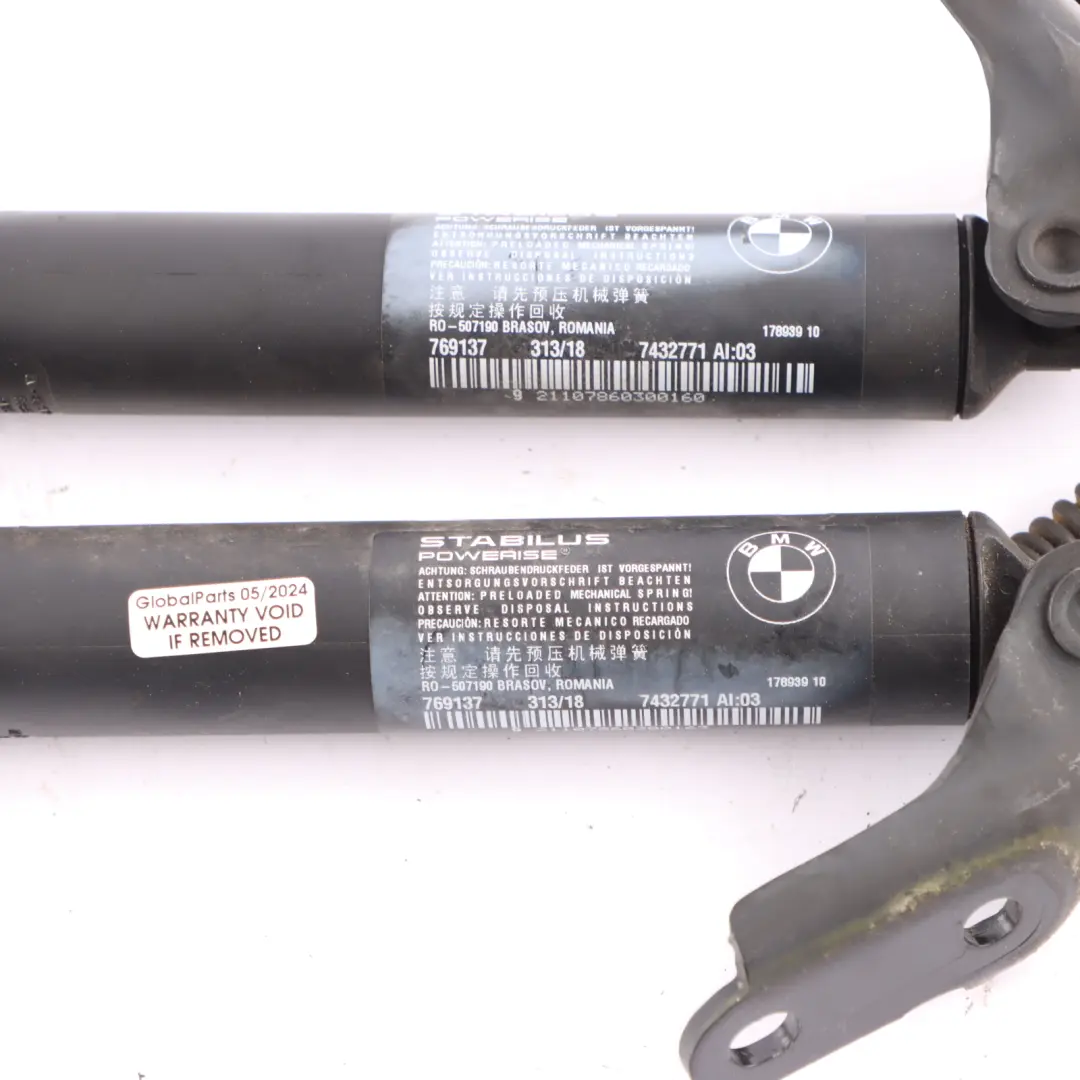 BMW F46 Siłownik Elektryczny Klapy Bagażnika Lewy Prawy Komplet - SKU 7432771 - Numer Części 7432771