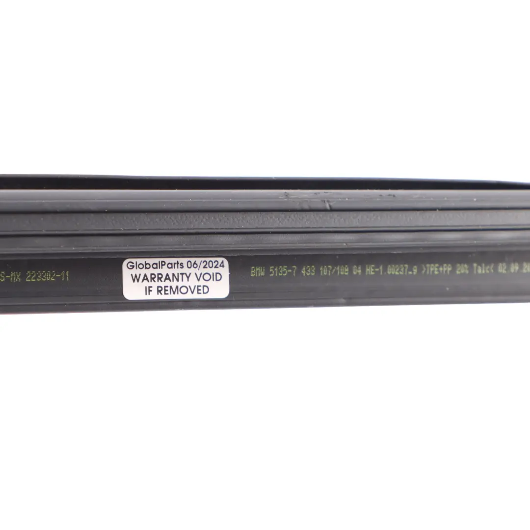 BMW X3 G01 X4 G02 Fensterleiste Verkleidung Tür hinten links Leiste Dichtung - SKU 7433107 - Teilenummer 7433107