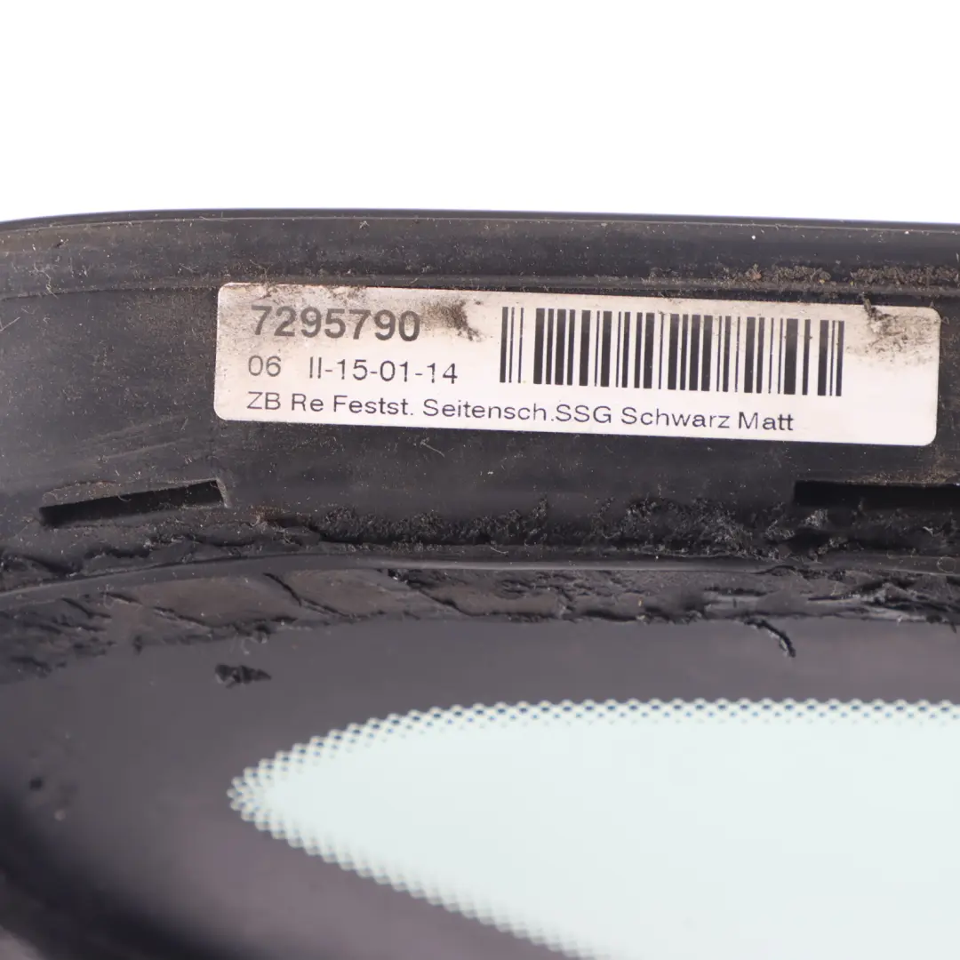  Side Window BMW F34 Rear Right O/S Fixed Glass Window Sun Protection SSG - SKU 7433450 - Part number 7433450