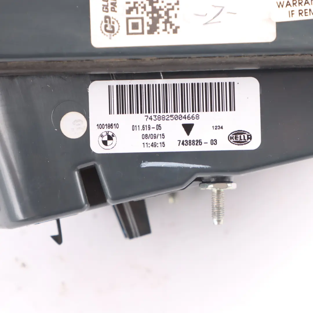 Lamp Inner Light Trunk Lid Boot Tailgate Left N/S to BMW X6 F16 Rear with Part number 7438825 BMW X6 F16 Rear Lamp Inner Light Trunk Lid Boot Tailgate Left N/S - SKU 7438825-1 - Part number 7438825