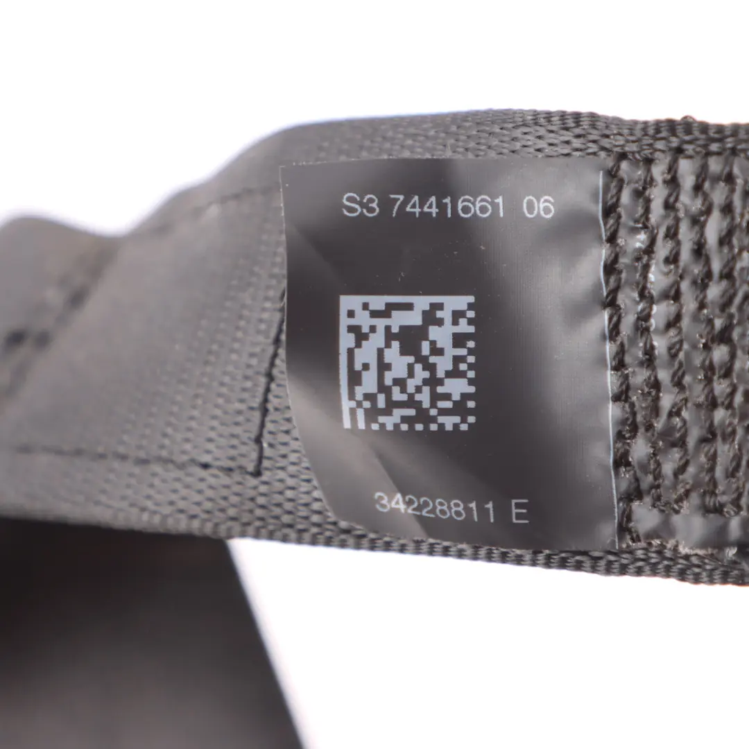 Belt Left N/S Black to BMW X2 F39 Rear Seat with Part number 7441661 BMW X2 F39 Rear Seat Belt Left N/S Black - SKU 7441661 - Part number 7441661