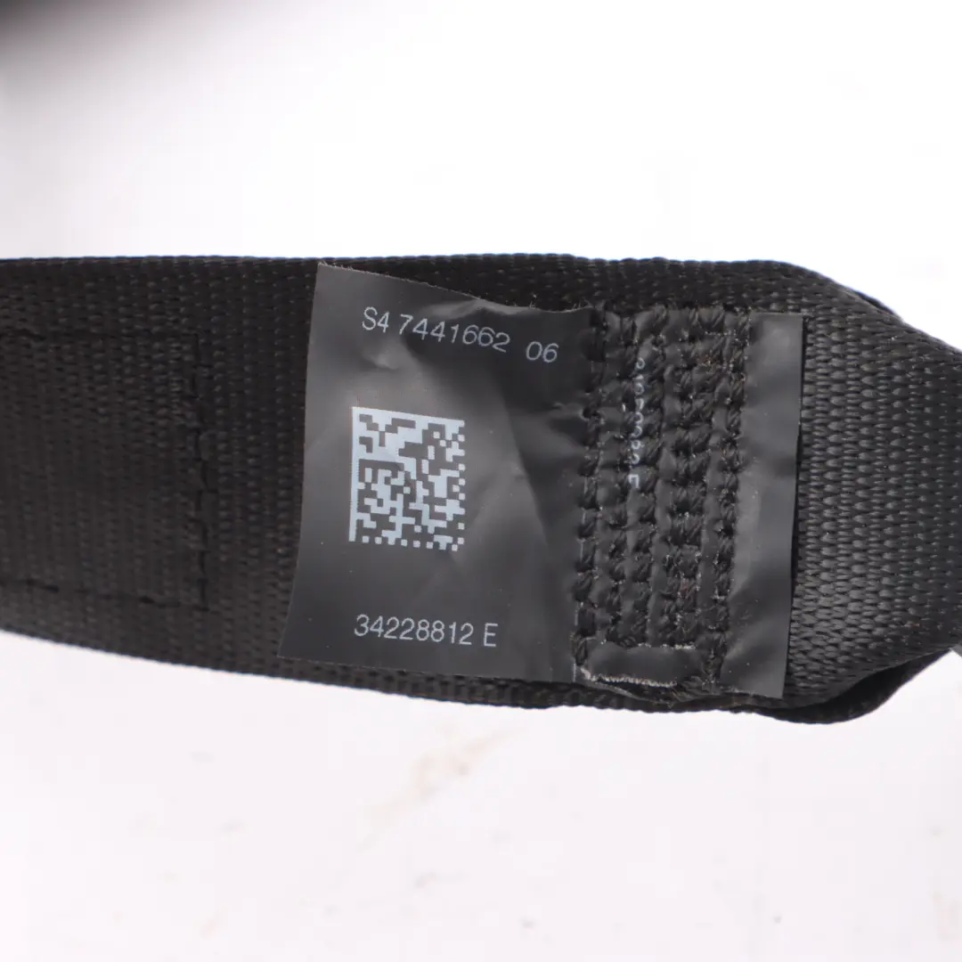 BMW X2 F39 Rear Seat Belt Right O/S Black - SKU 7441662 - Part number 7441662