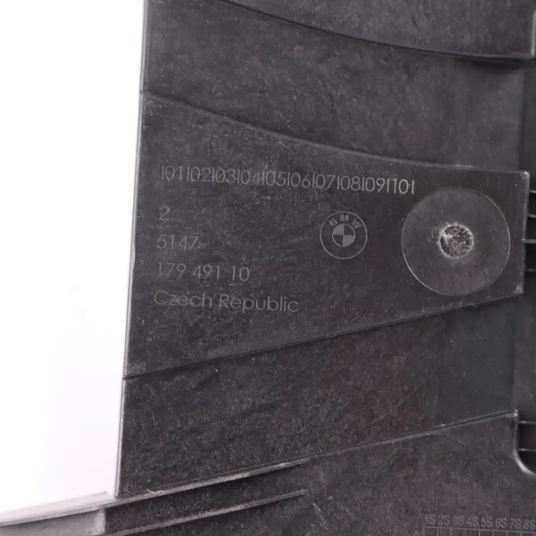 Trunk Boot Ventilation Trim Cover Panel Rear Left N/S to BMW G30 G31 with Part number 7446851 BMW G30 G31 Trunk Boot Ventilation Trim Cover Panel Rear Left N/S - SKU 7446851 - Part number 7446851