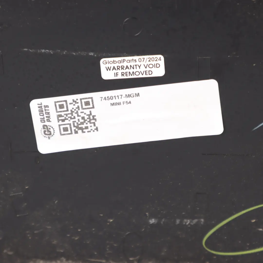 Bumper Mini Clubman F54 JCW Trim Panel Covering Moonwalk Grey Metallic B71 to Rear with Part number 7450117 Rear Bumper Mini Clubman F54 JCW Trim Panel Covering Moonwalk Grey Metallic B71 - SKU 7450117-MGM - Part number 7450117